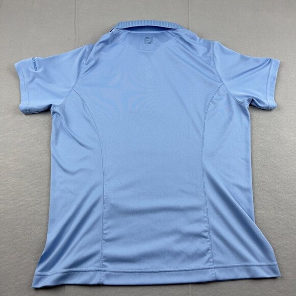 FootJoy Polo Shirt Blue Womens Size M Jekyll Island Club Resort - Picture 5 of 9
